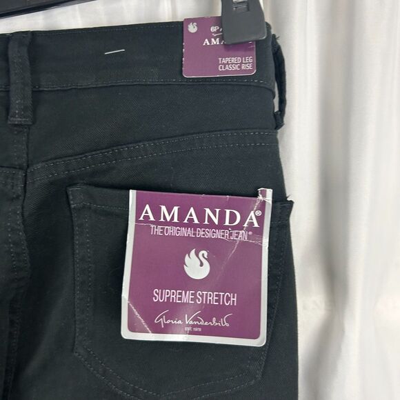 Gloria Vanderbilt Amanda Jeans Tapered NWT - Picture 3 of 10